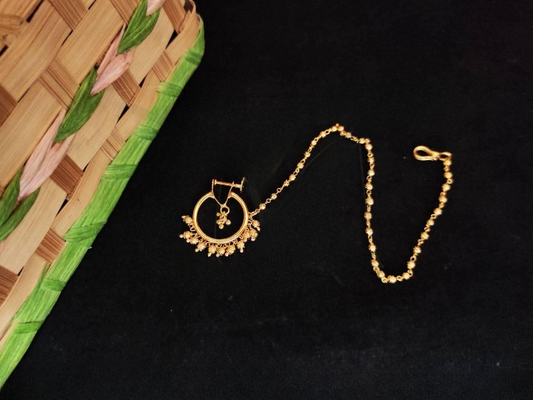 Beautiful Fancy Design Clustered Pearl Party wear Nath