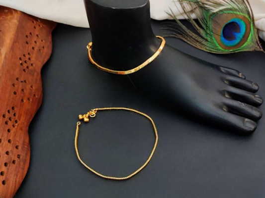 Antique Jewellery Designer High Gold Polish Fancy Style Payal