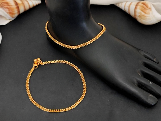 Beautiful Designer Antique Jewellery High Gold Polish Party Wear Payal