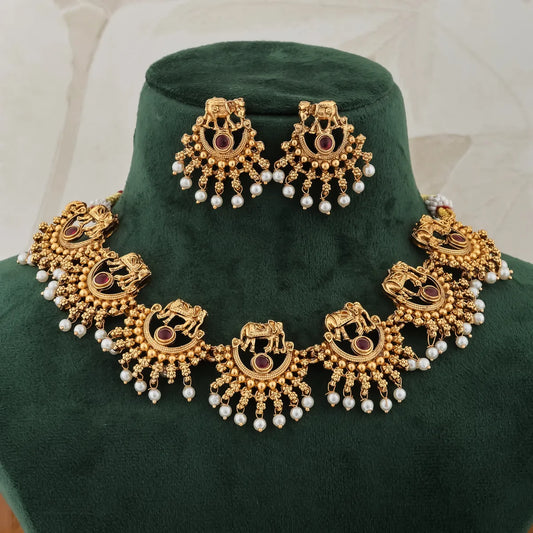 Belliza jewels gold plated soccer set for women and girl