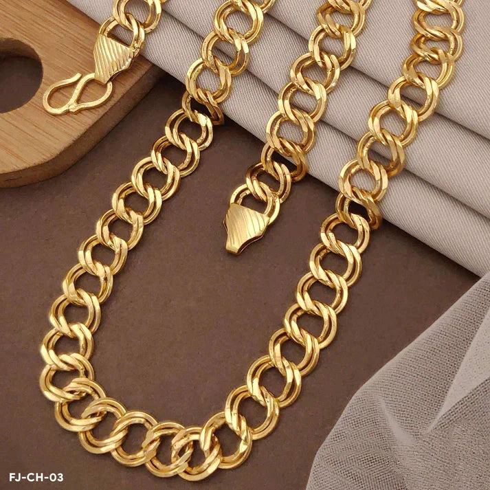 CLASSICAL GOLD FINISH KADI CHAIN FOR MEN