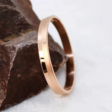 CEREMONIAL 2 DIAMOND ROSE GOLD MEN'S BRACELET