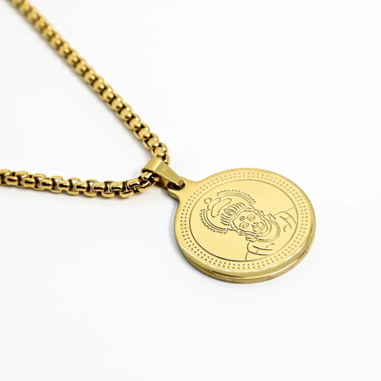 HANUMAN GOLD PLATED PENDANT CHAIN FOR MEN (24 INCH)