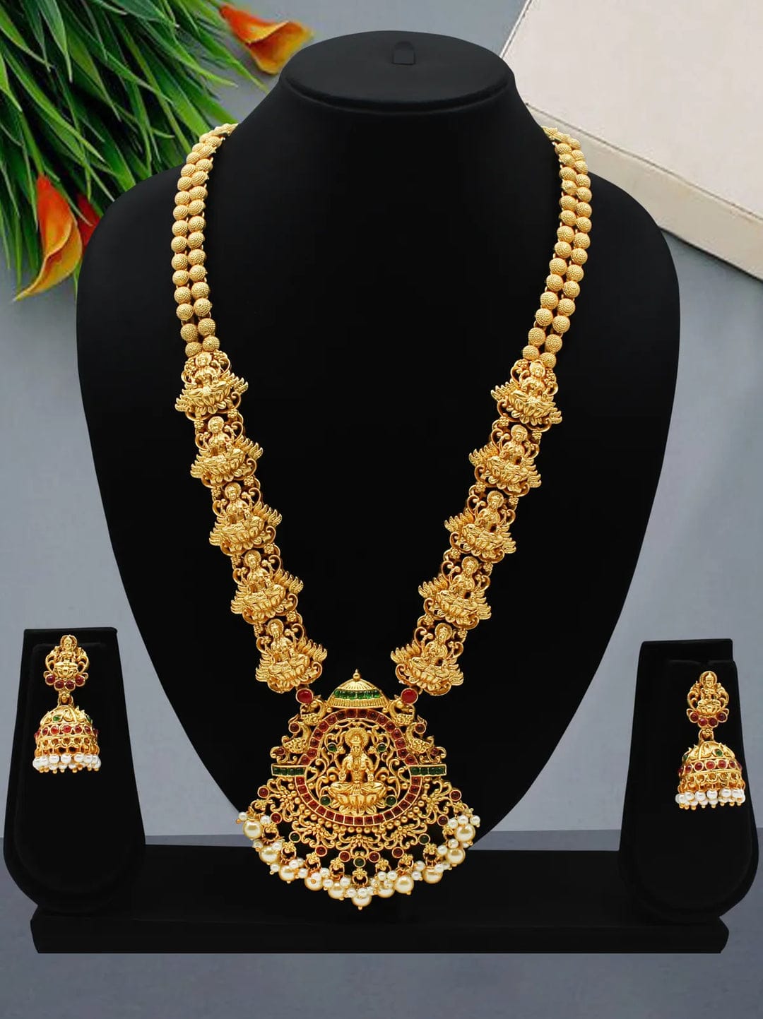 BELLIZA JEWELS GOLD PLATED SOCCER SET FOR WOMEN AND GIRL