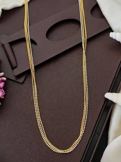 Antique Designer Two Tone Party Wear Chain