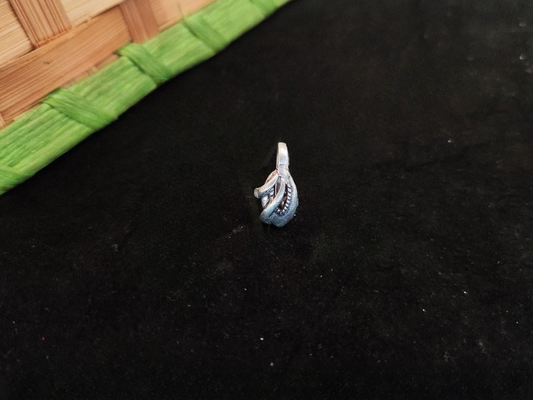 Oxidised Silver Designer Fancy Design Nath / Nose Pin