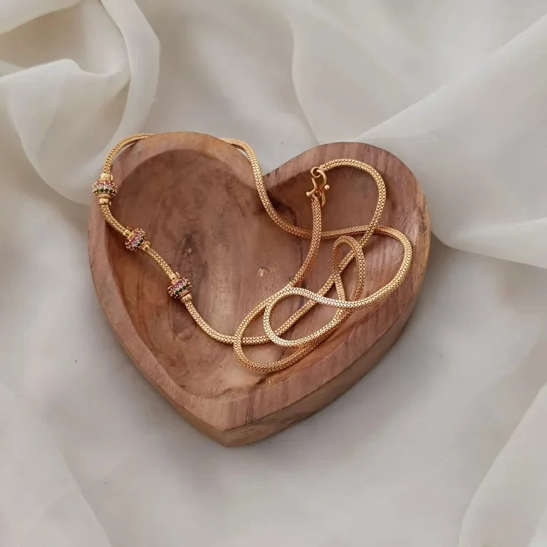 MULTI STONE BALL MUGAPPU CHAIN