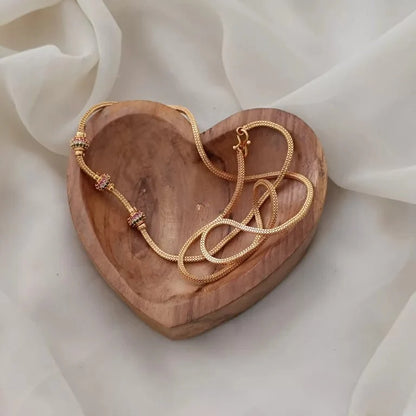 MULTI STONE BALL MUGAPPU CHAIN