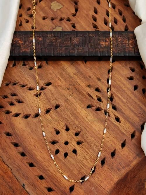 Beautiful Designer Two Tone Polish Designer Chain