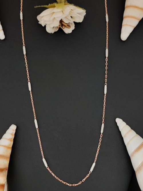 Antique Jewellery Designer CZ Full Stone Party Wear Chain