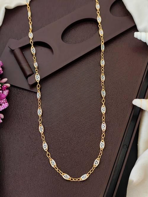 Beautiful Design Two Tone Polish Chain