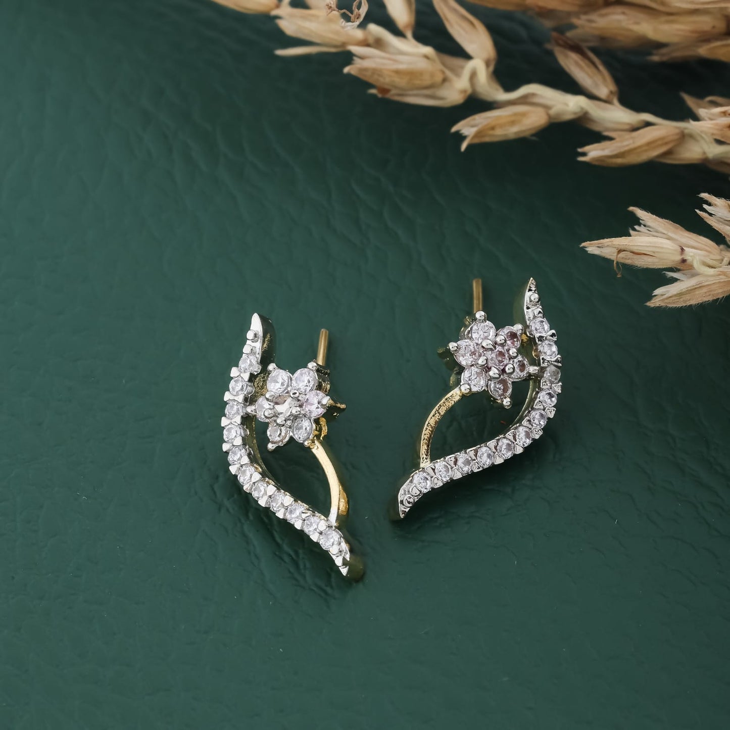 Trangle stone different design Earring