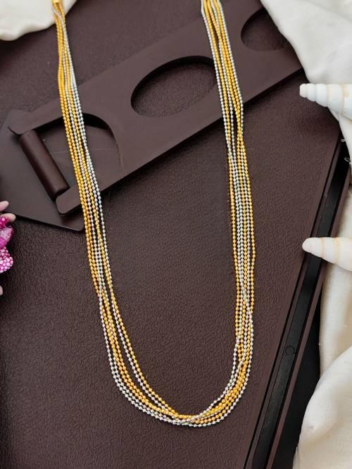 Antique Design Two Tone Polish Fancy Style Chain