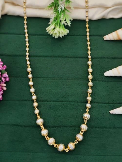 Design Two Tone Polish Fancy Style Chain