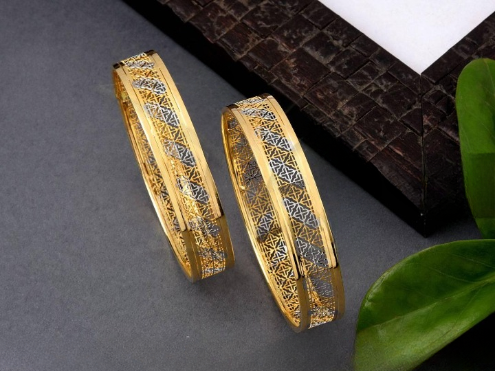 Textured Webbed Antique Bangles