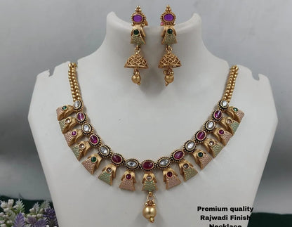 BELLIZA JEWEL GOLD PLATED SOCCER SET FOR WOMEN AND GIRL