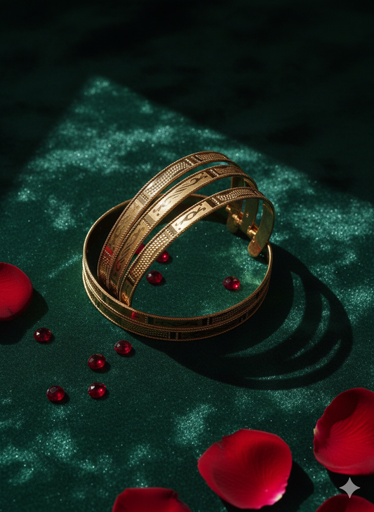 Premium Gold-Plated Designer Bangle for Women