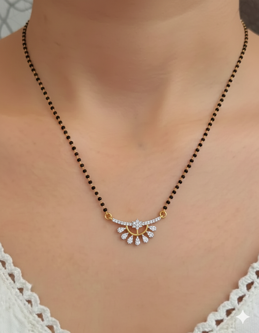 Surya Sparkle Diamond Mangalsutra