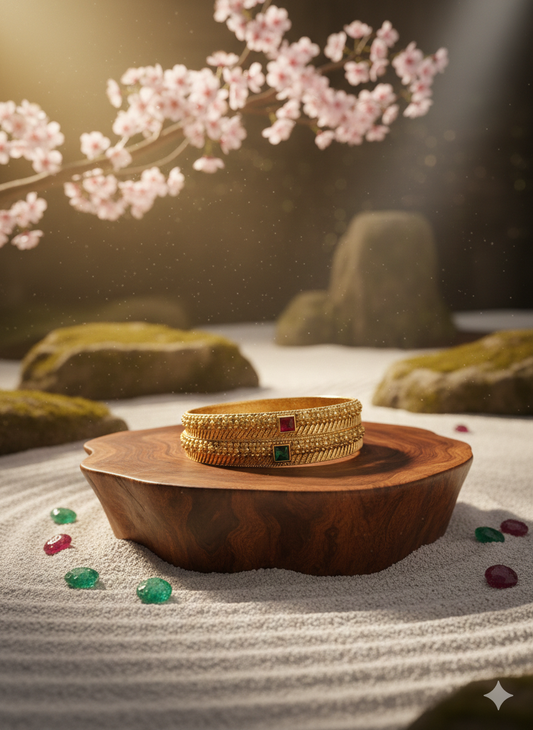 Rajvani Bangle (Set of 2)