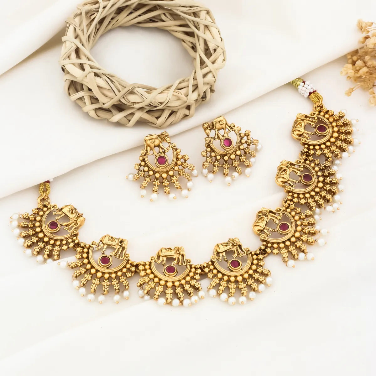 Belliza jewels gold plated soccer set for women and girl