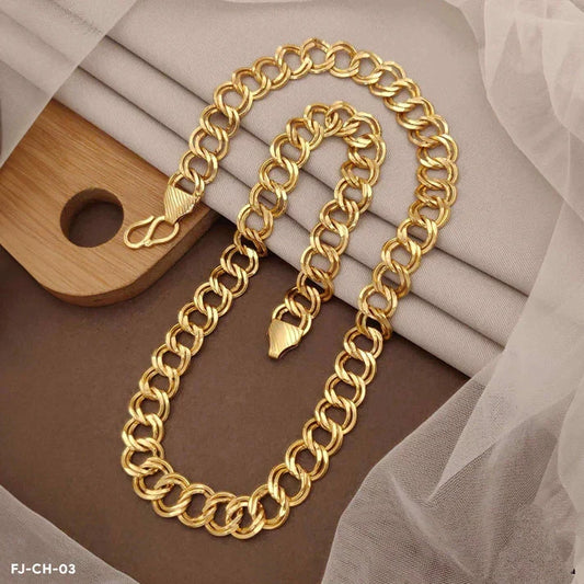 CLASSICAL GOLD FINISH KADI CHAIN FOR MEN