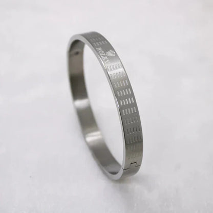 PRINCE CROWN SILVER MEN'S BRACELET