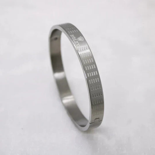 PRINCE CROWN SILVER MEN'S BRACELET