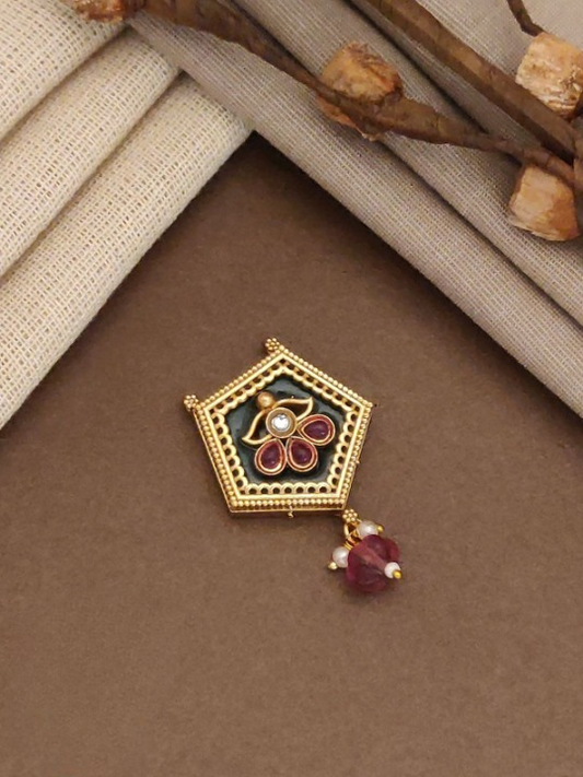 Rajvansh Antique Pentagon Pendant