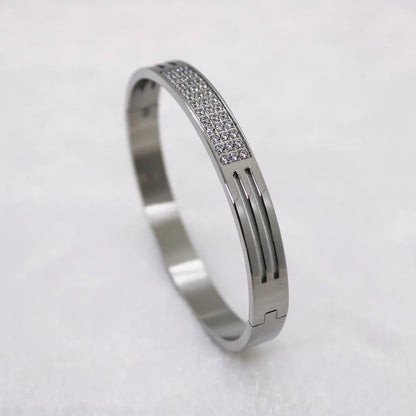 PREMIUM DIAMOND SILVER MEN'S BRACELET