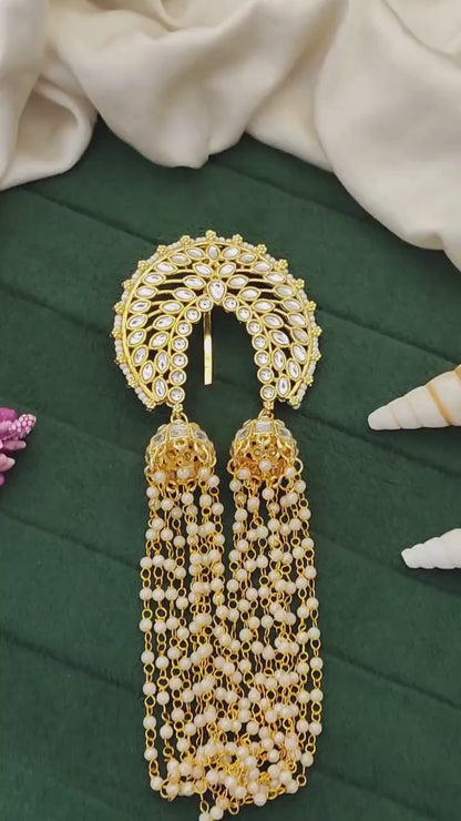 Antique Jewellery Design High Gold Polish Hair Accessories